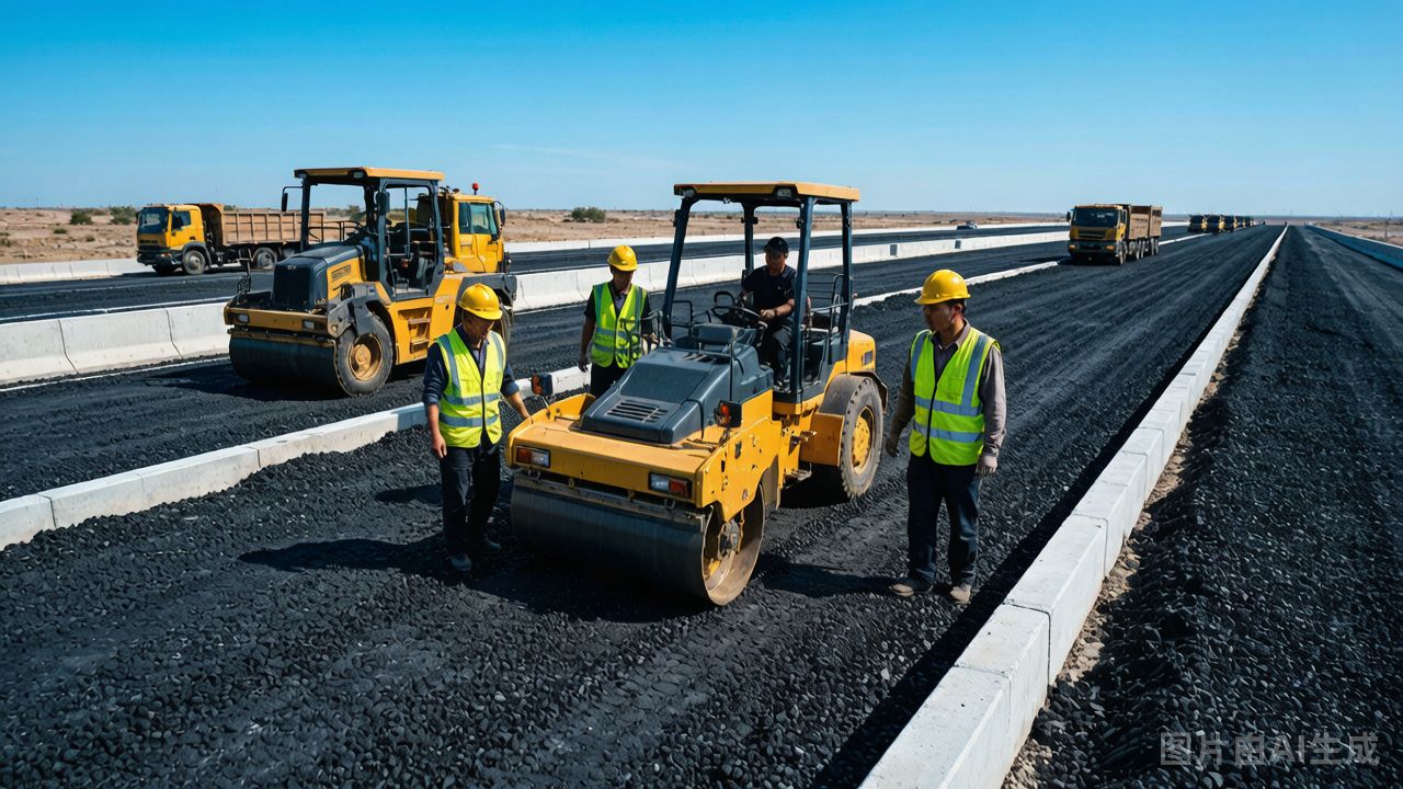 万物路基施工管理系统 - 路基填筑层厚控制压实度自动采集